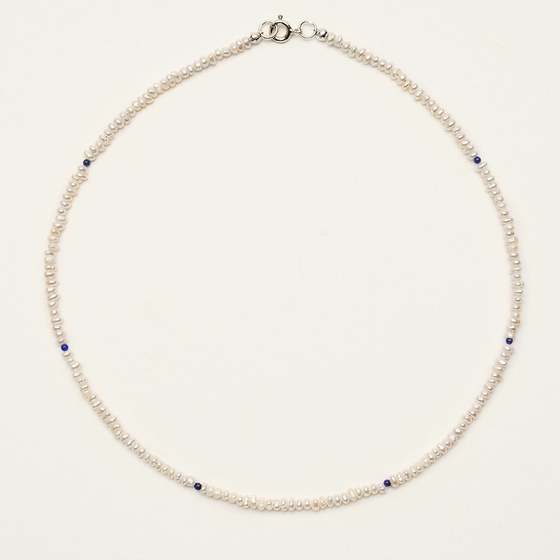 Azzurro Pearl & Lapis Neckalce